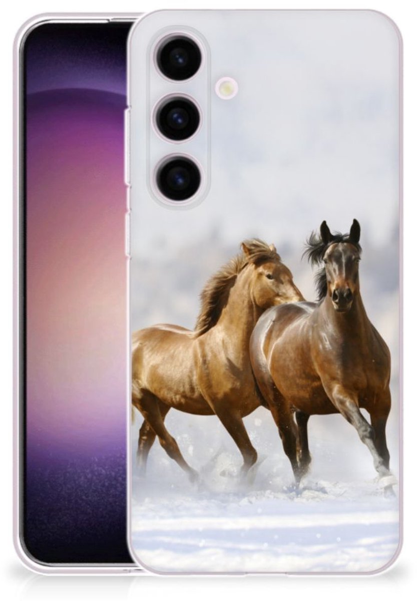 Samsung Galaxy S24 TPU Hoesje Paarden