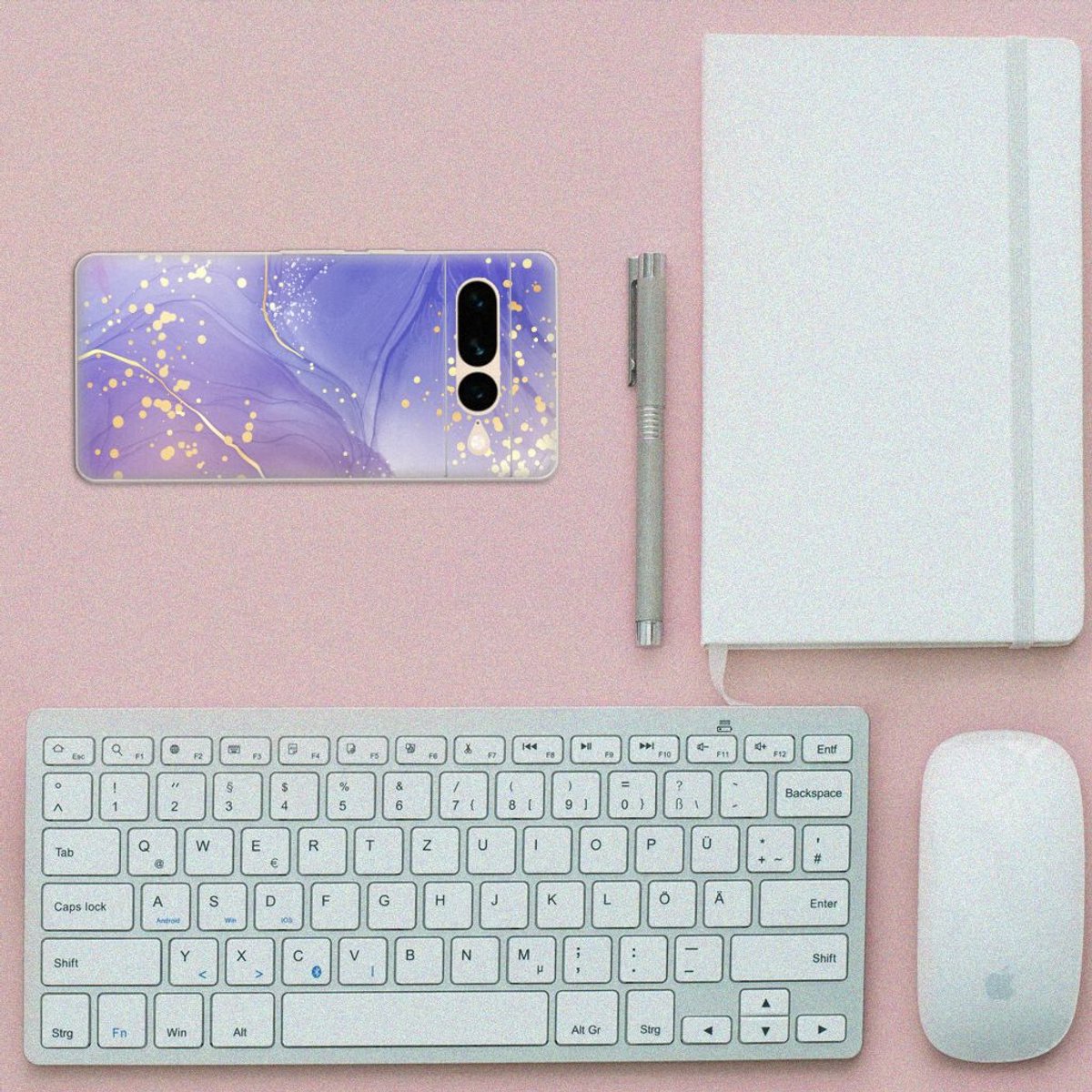 Hoesje maken voor Google Pixel 7 Pro Watercolor Paars