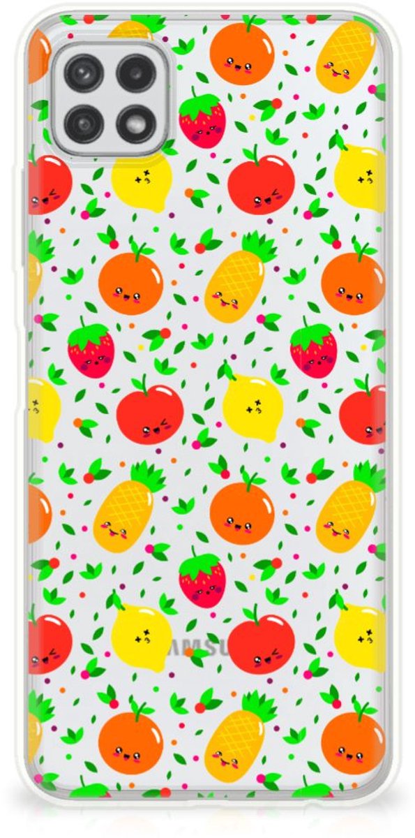 Samsung Galaxy A22 5G Siliconen Case Fruits