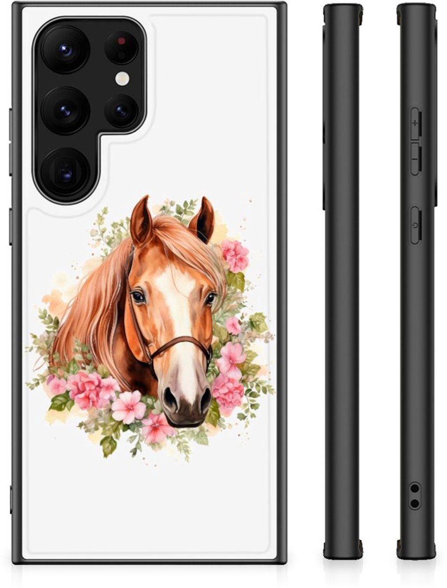 Dierenprint Telefoonhoesje voor Samsung Galaxy S23 Ultra Paard