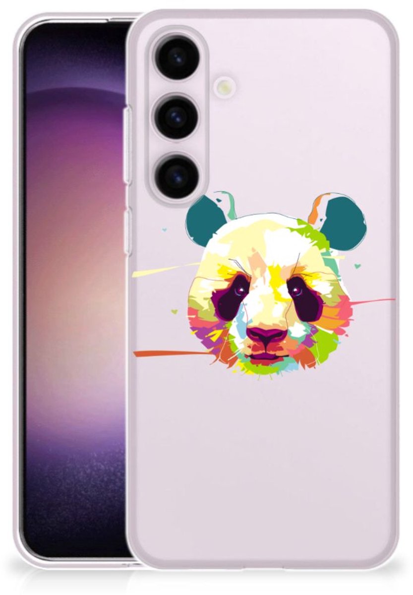 Samsung Galaxy S24 Telefoonhoesje met Naam Panda Color