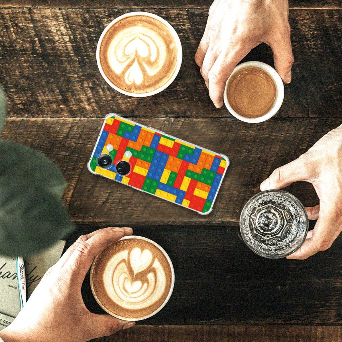 OnePlus Nord 3 Doorzichtige Silicone Hoesje Blokken