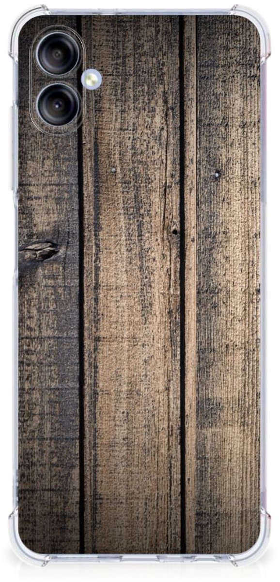 Samsung Galaxy A05 Stevig Telefoonhoesje Steigerhout