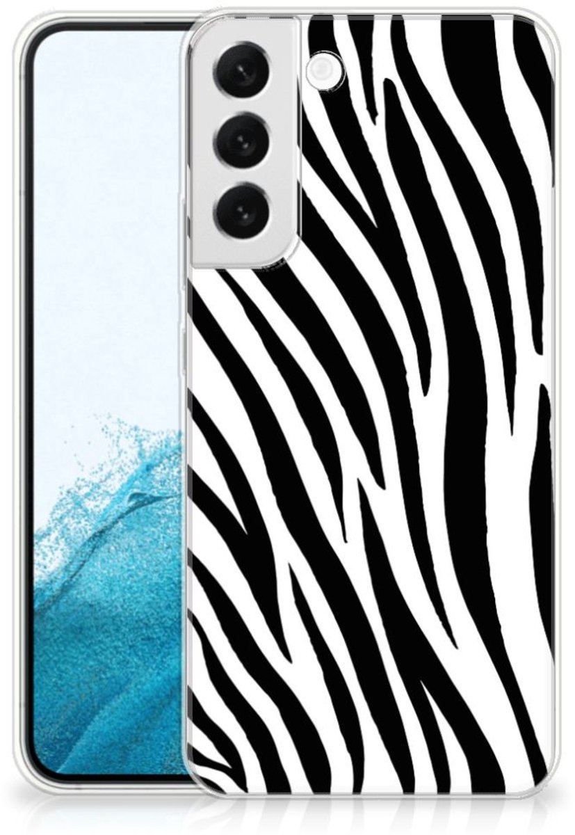 Samsung Galaxy S22 Plus TPU Hoesje Zebra