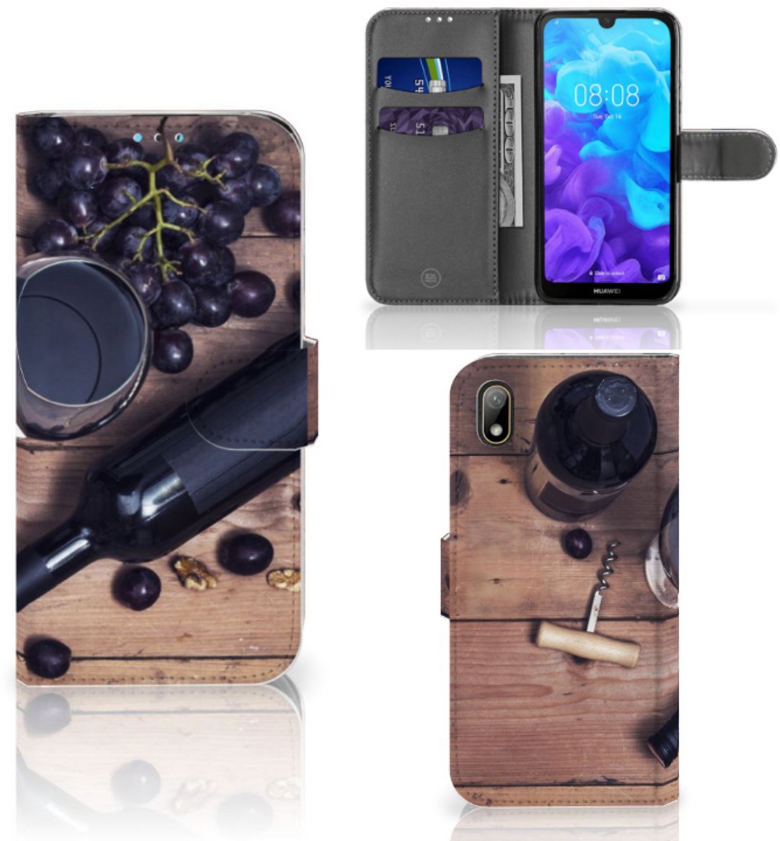 Huawei Y5 (2019) Book Cover Wijn