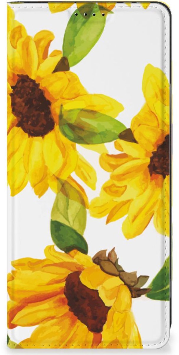 Smart Cover voor OPPO A58 4G Zonnebloemen