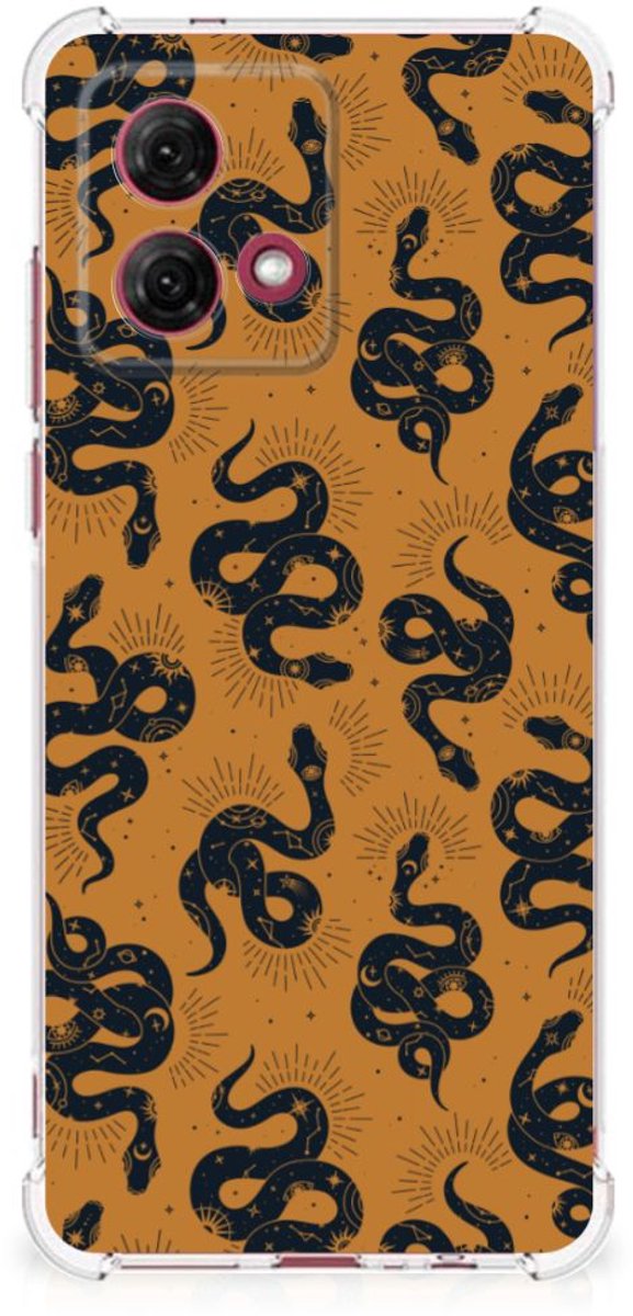 Case Anti-shock voor Motorola Moto G84 Snakes