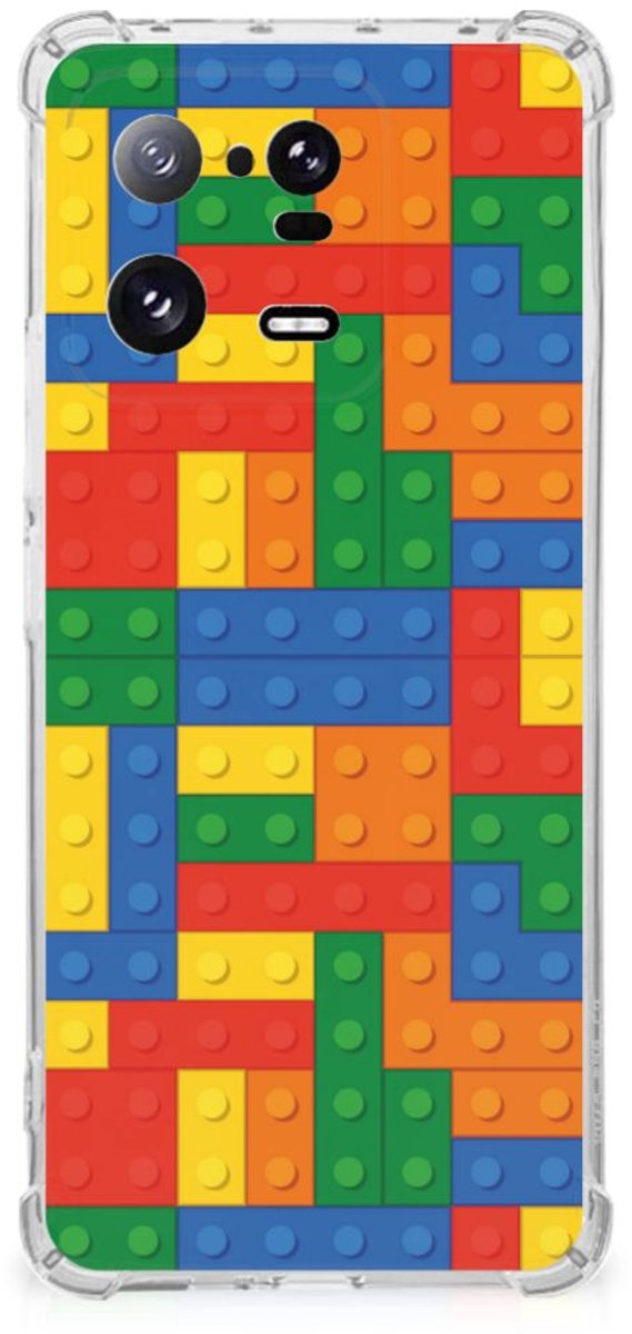 Xiaomi 13 Pro Doorzichtige Silicone Hoesje Blokken
