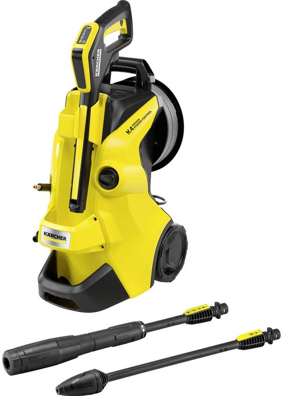 Kärcher K 4 Premium Power Control Flex Hogedrukreiniger - PremiumFlex hogedrukslang - 130 bar - 380 l/u - 25 m²/u - Slanghaspel