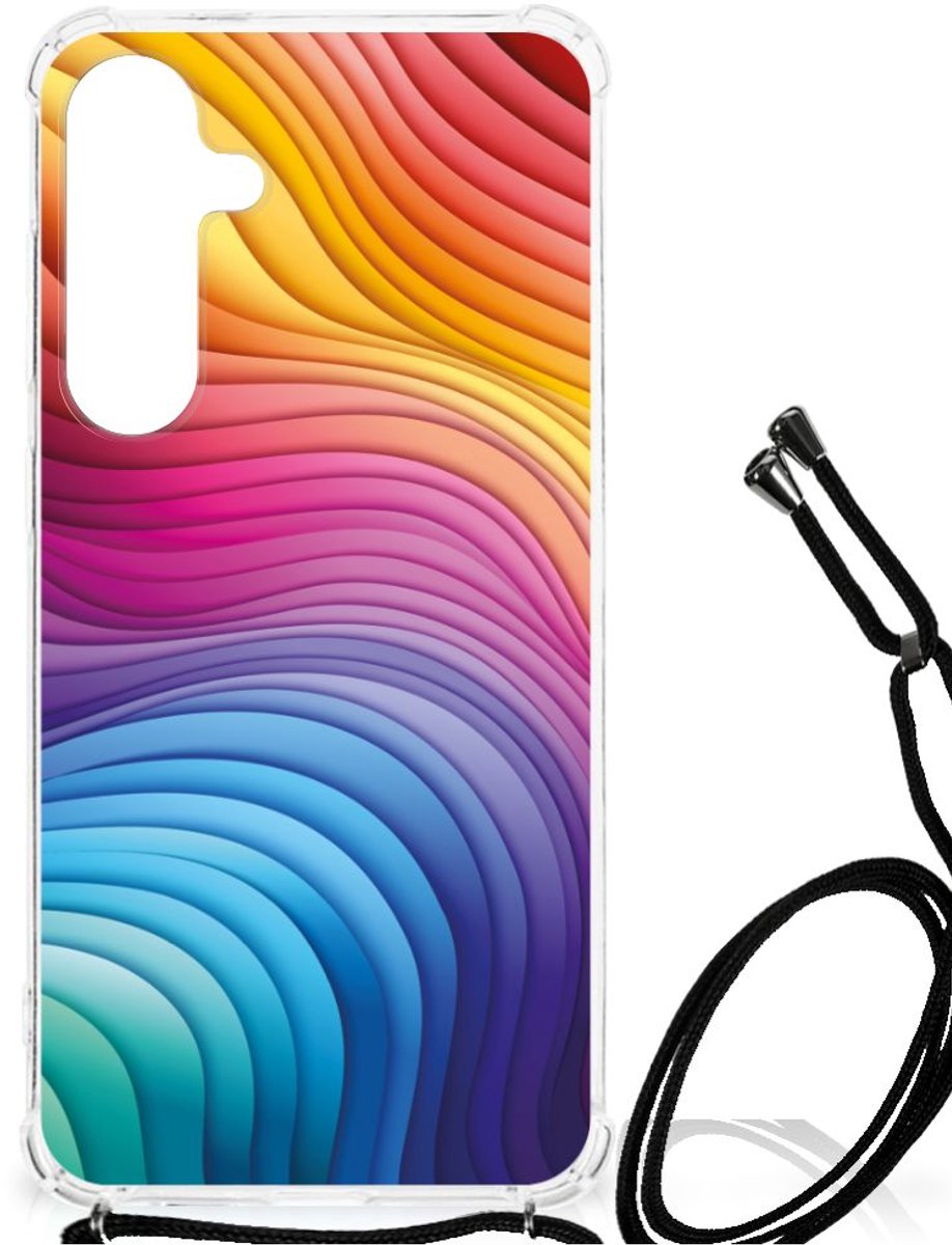 Shockproof Case voor Samsung Galaxy S24 Plus Regenboog
