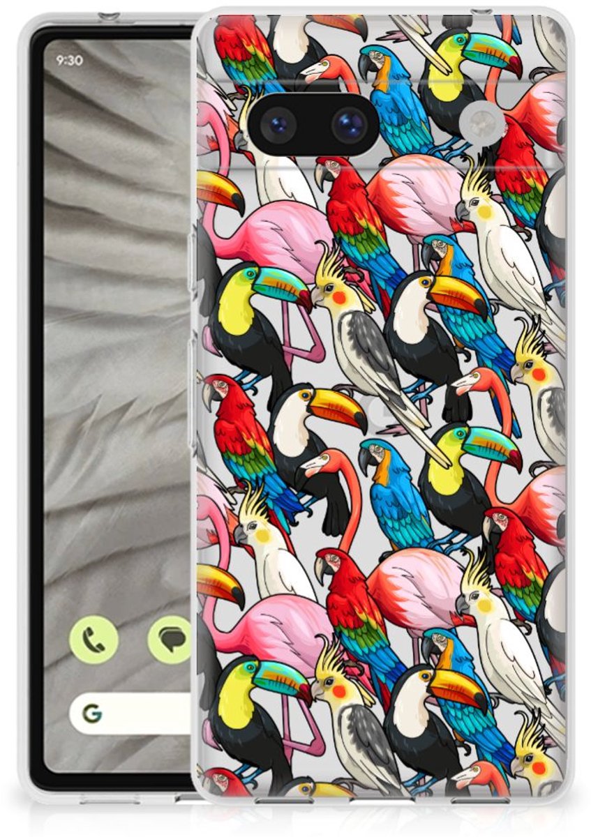 Google Pixel 7A TPU Hoesje Birds