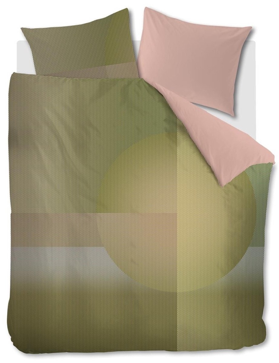 Beddinghouse Dutch Design Glossy dekbedovertrek - Eenpersoons - 140x200/220 - Groen