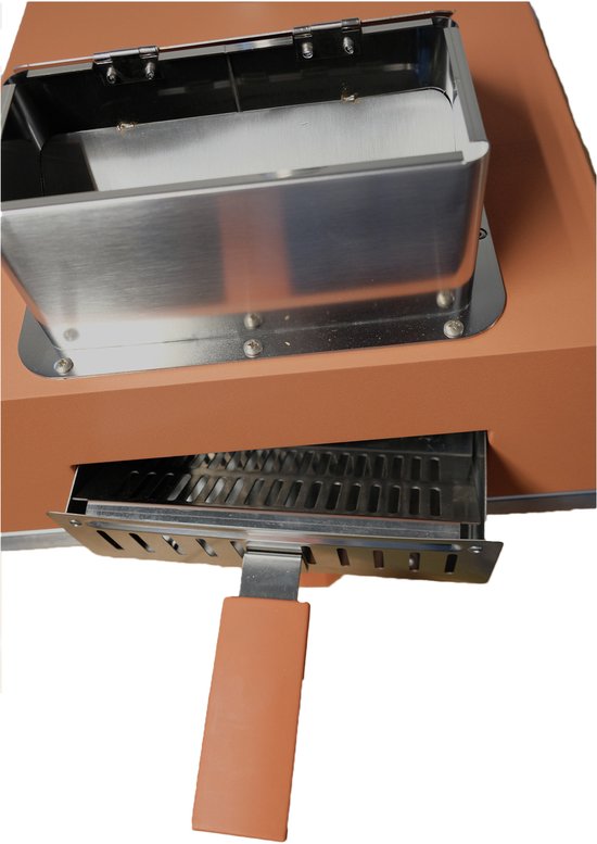 Buitenkado Pizzaoven Terracotta - 69x40x44cm - Houtgestookt van Buitenkado — afbeelding 5