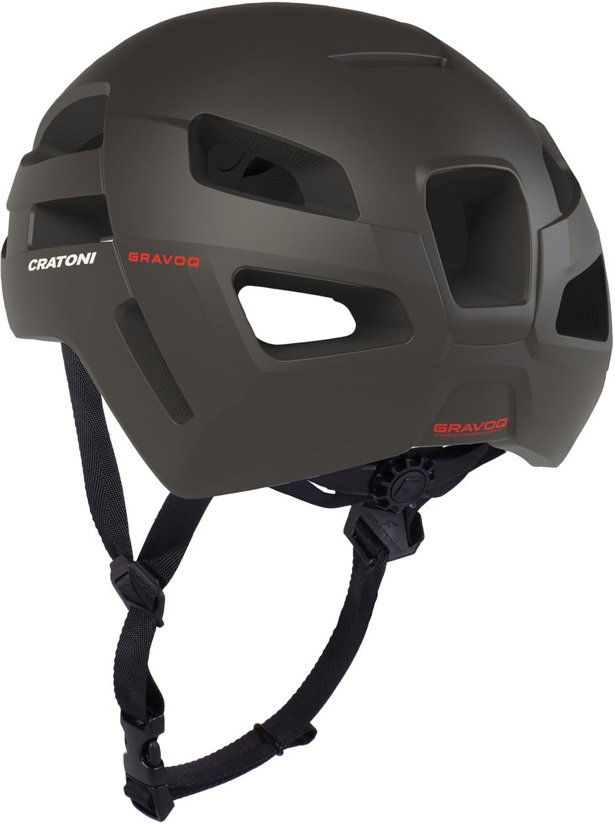 Gravel - Gravoq fietshelm, zwart mat