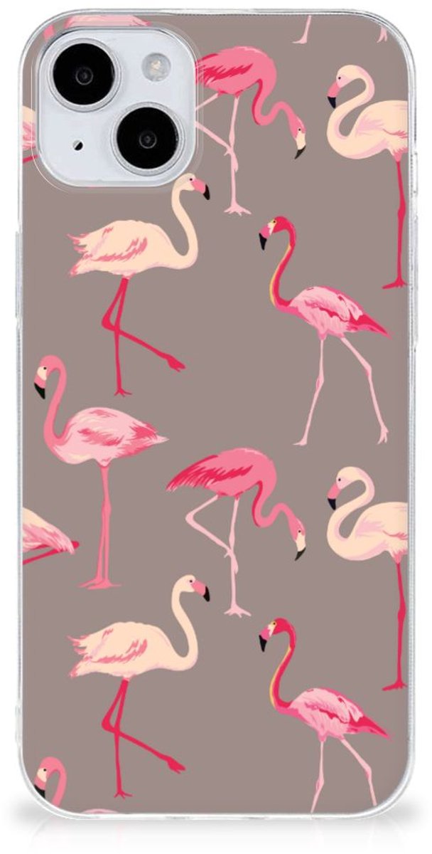 iPhone 15 TPU Hoesje Flamingo
