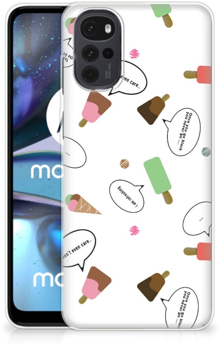Motorola Moto G22 Siliconen Case IJsjes