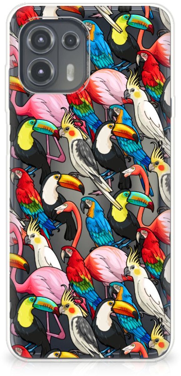 Motorola Edge 20 Lite TPU Hoesje Birds