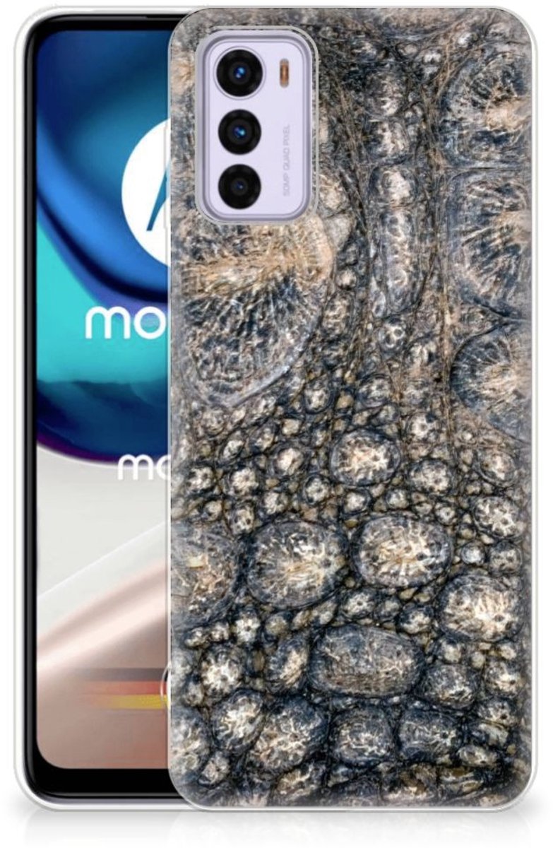 Motorola Moto G42 TPU Hoesje Krokodillenprint