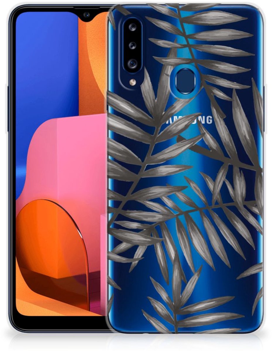 Samsung Galaxy A20s TPU Case Leaves Grey