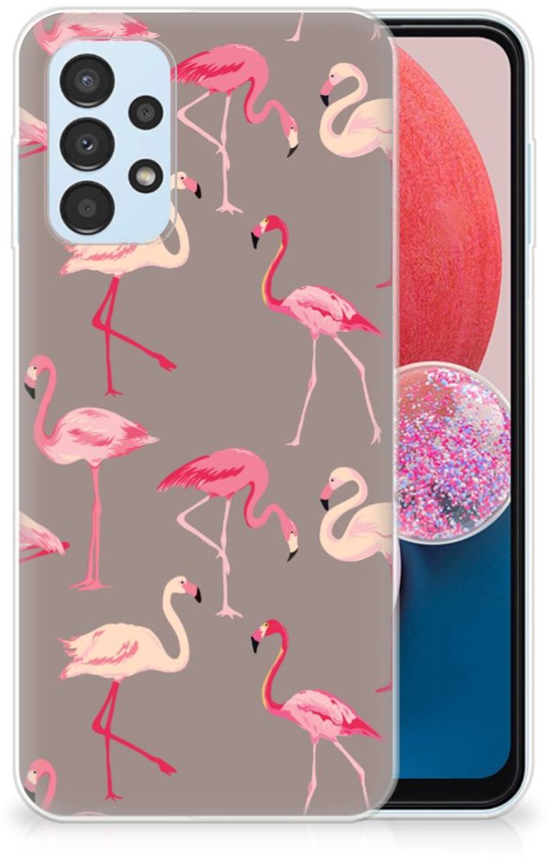 Samsung Galaxy A13 4G TPU Hoesje Flamingo