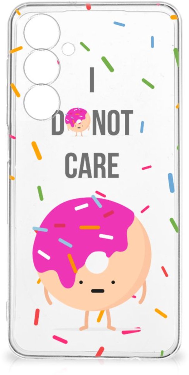 Samsung Galaxy A54 5G Siliconen Case Donut Roze