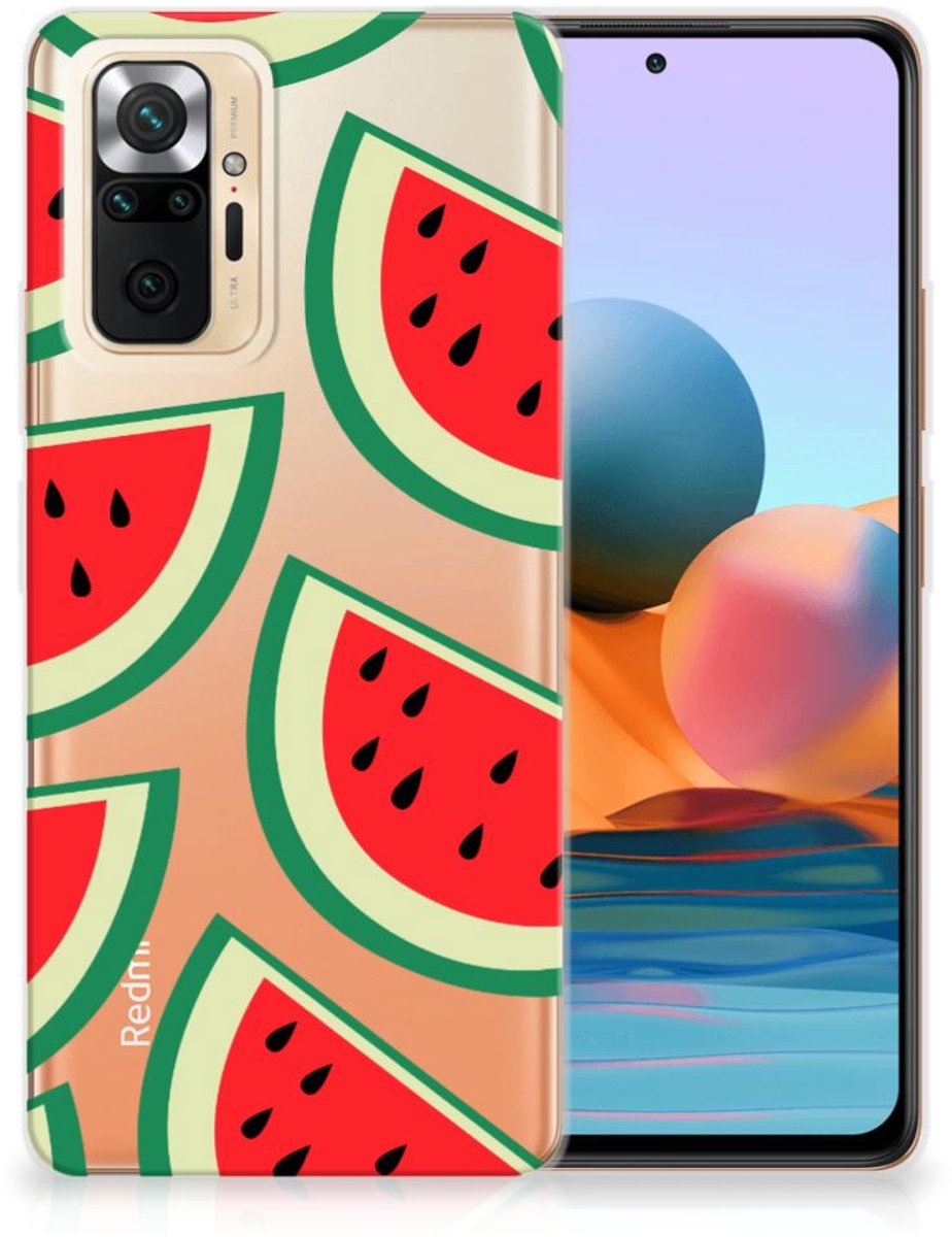 Xiaomi Redmi Note 10 Pro Siliconen Case Watermelons