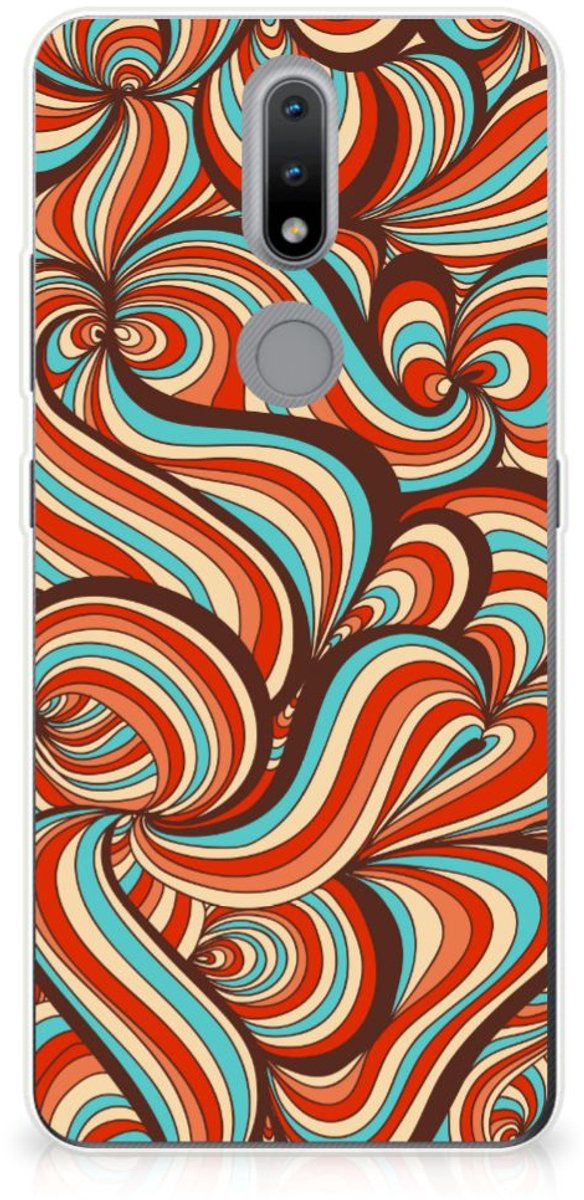 TPU Hoesje voor Nokia 2.4 Hoesje maken Retro