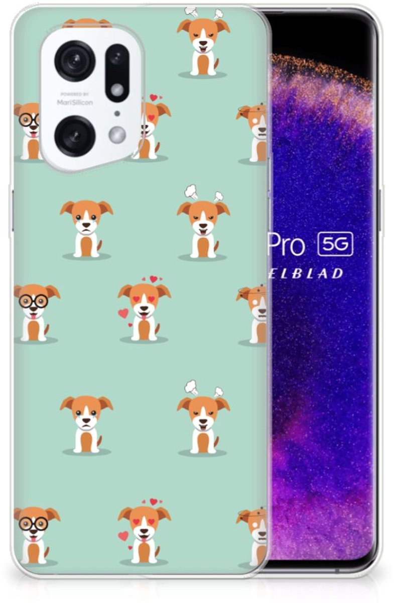 OPPO Find X5 Pro TPU Hoesje Pups