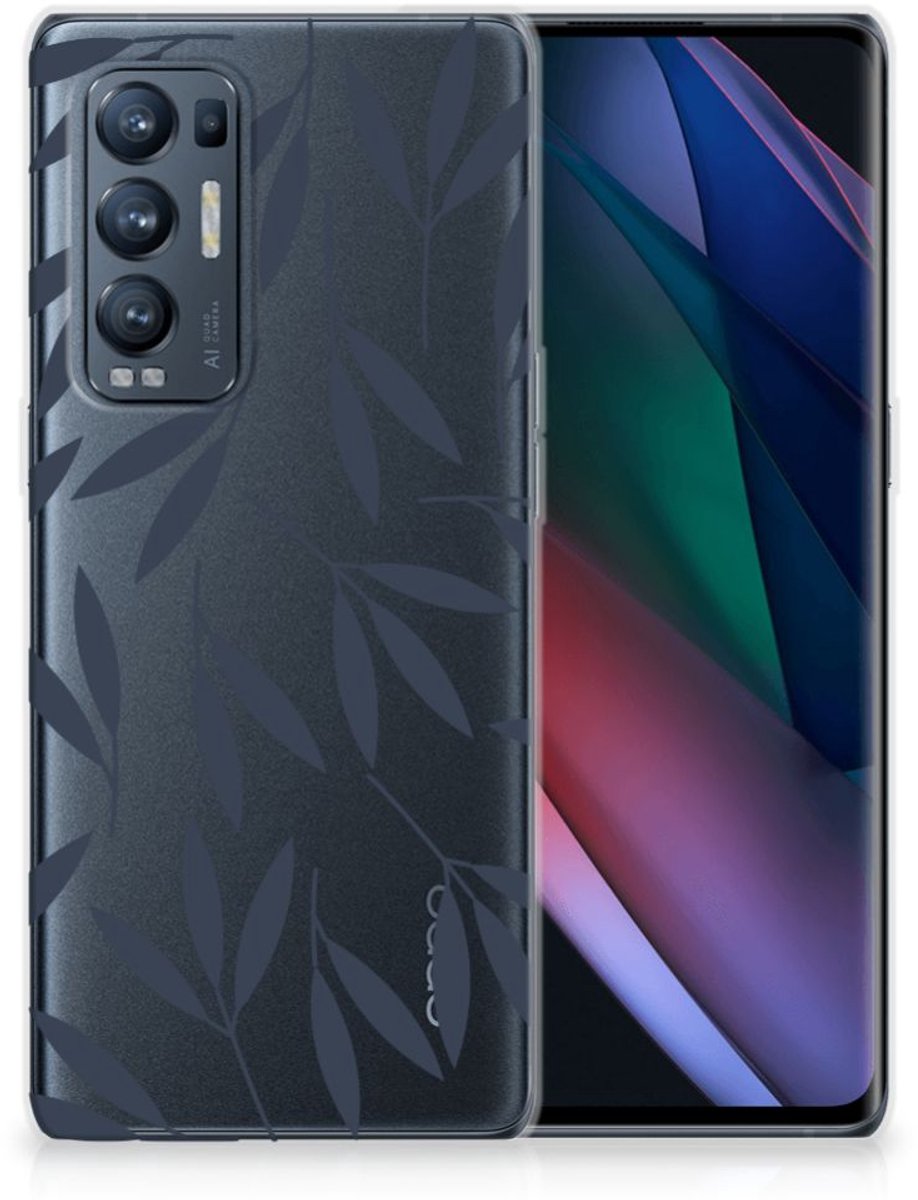 OPPO Find X3 Neo TPU Case Leaves Blue
