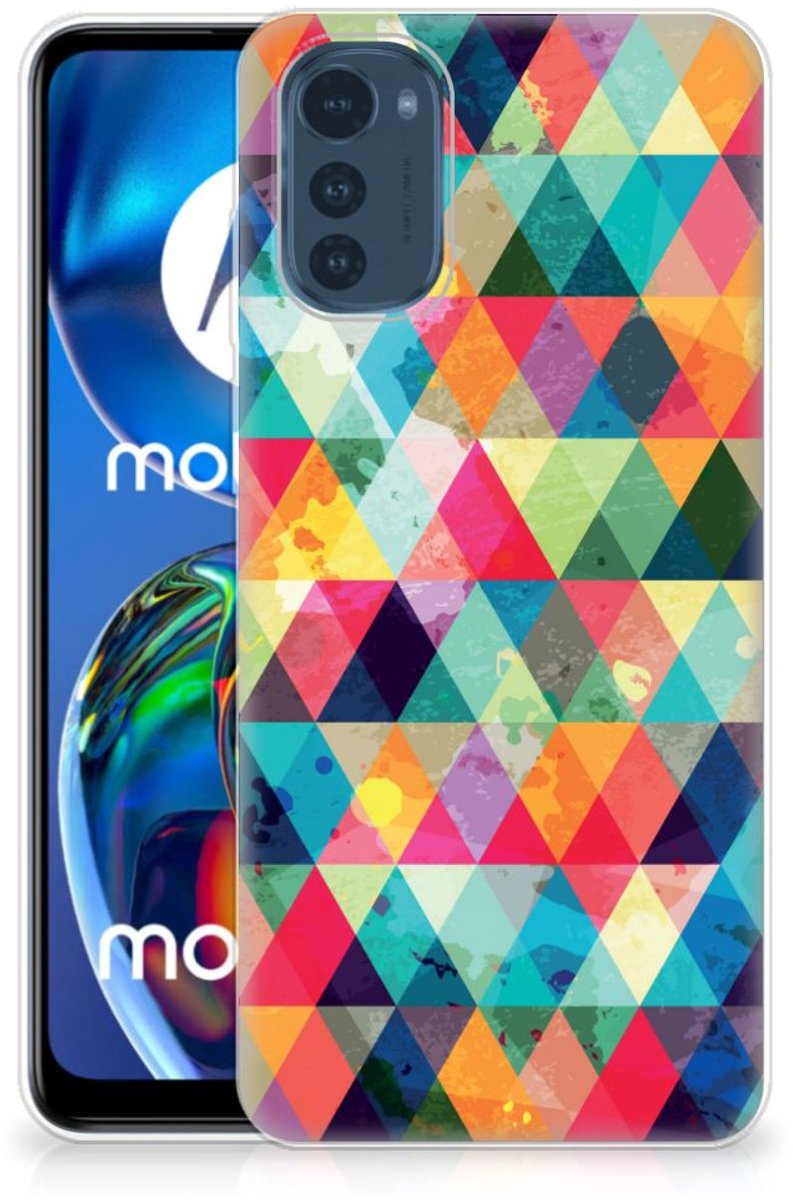 Motorola Moto E32/E32s TPU bumper Geruit