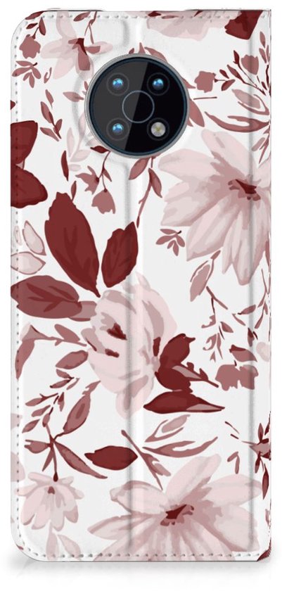 Étui pour téléphone portable Nokia G50 Bookcase Aquarelle Fleurs