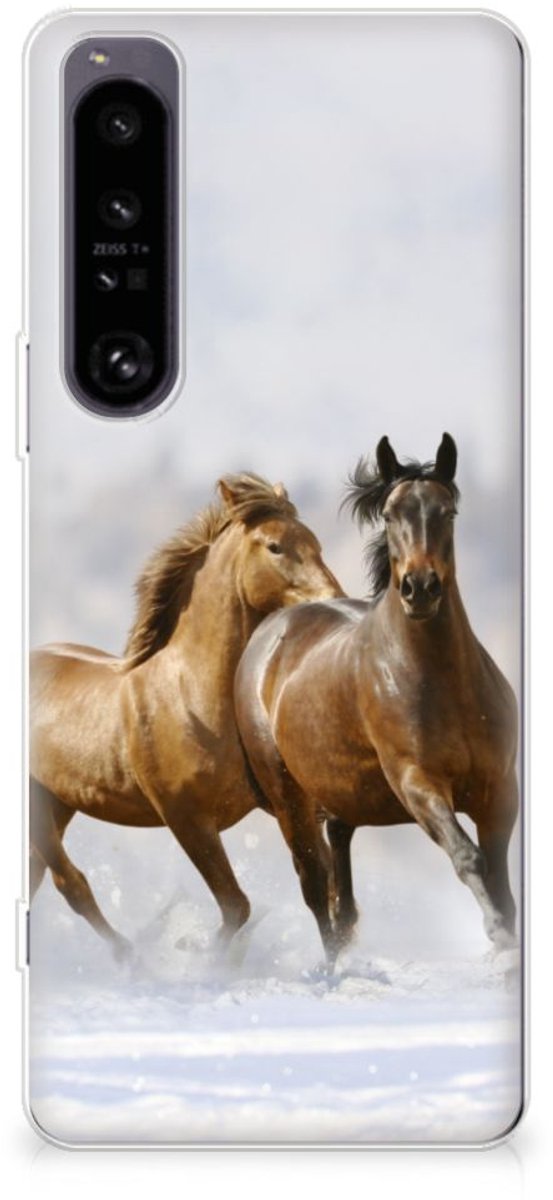 Sony Xperia 1 IV TPU Hoesje Paarden
