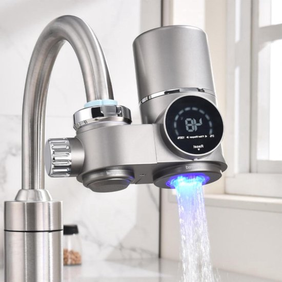 HOMELODY Waterfilter kraan met LED-display, drinkwaterfilter voor thuis
