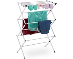 droogrek inklapbaar - tot 25 kg - 105x73x37 cm - staand - wit