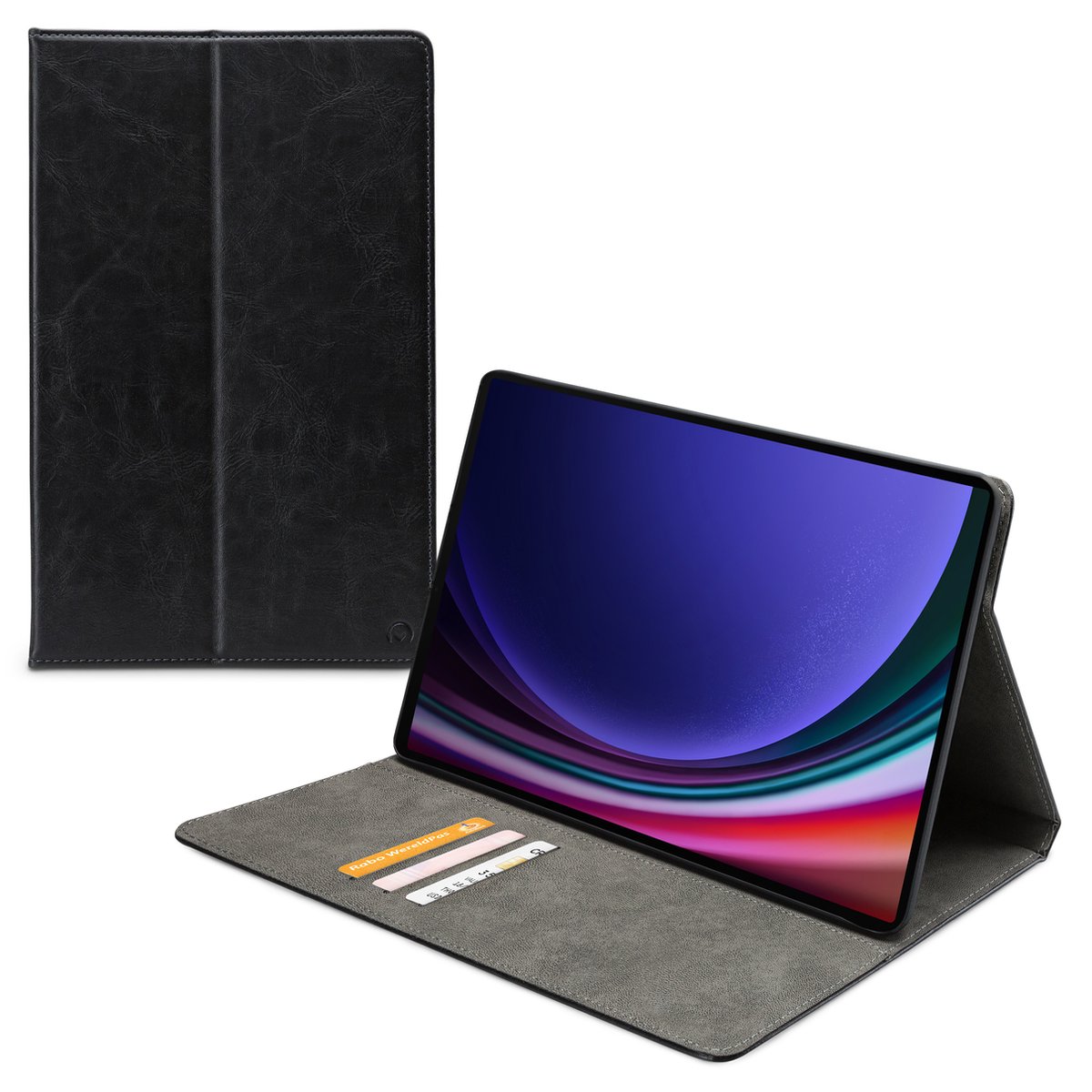 Mobilize Tablethoes geschikt voor Samsung Galaxy Tab S9 FE Plus Hoes | Mobilize Premium Folio Bookcase - Zwart