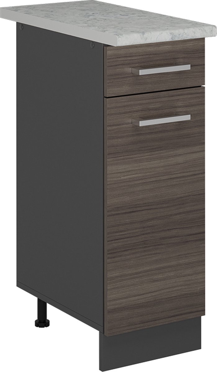 Vicco R-Line Keukenonderkast – 30 cm WB Marmer Edel grijs
