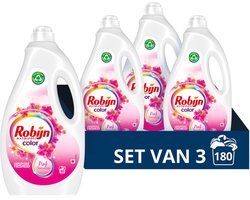 Product afbeelding van Robijn vloeibaar wasmiddel Color Pink Sensation - 9 l - 60 wasbeurten