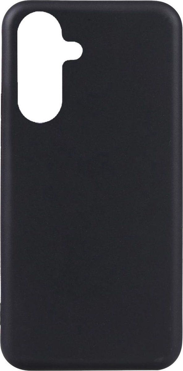 Mobigear Hoesje geschikt voor Samsung Galaxy A36 Telefoonhoesje Flexibel TPU | Mobigear Basics Backcover | Galaxy A36 Case | Back Cover - Zwart