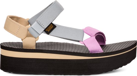 Teva W Flatform Universal Sandales 1008844-UNW, Femme, Multicolore, Sandales pour femmes, taille: 37