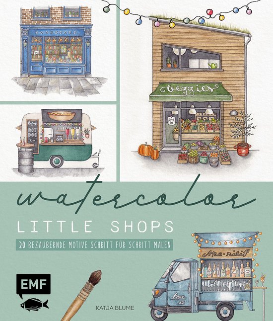 Watercolor – Little Shops - cover