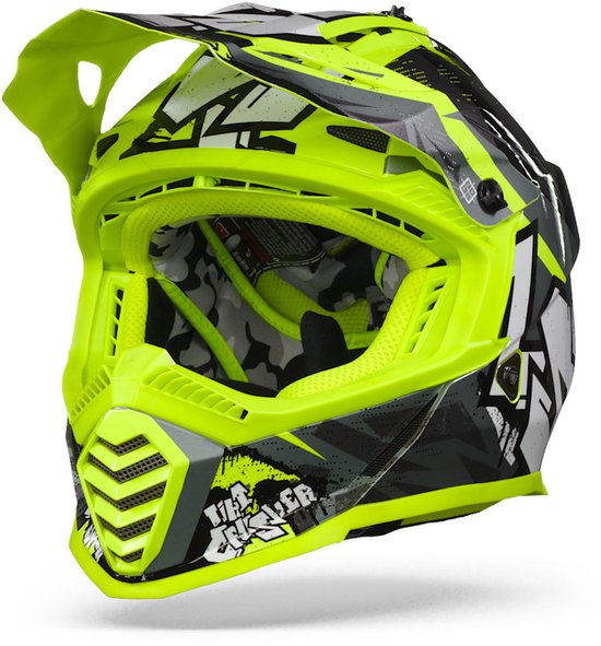 MX437 Fast EVO Crusher motorhelm LS2