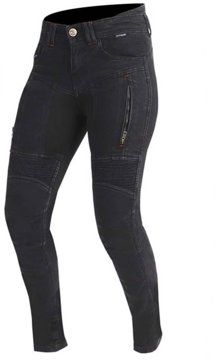 Trilobite 2461 Parado Monolayer Slim Fit Ladies Jeans Regular Zwart - Broek