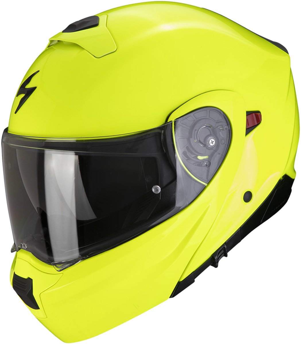 Scorpion Exo-930 Evo Solid Fluo Geel Systeemhelm - Helm