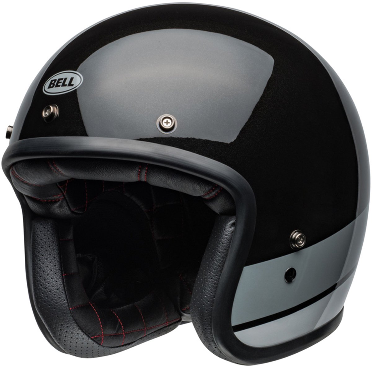 Bell Custom 500 Black Flake Open Face Helmet L - Maat L - Helm