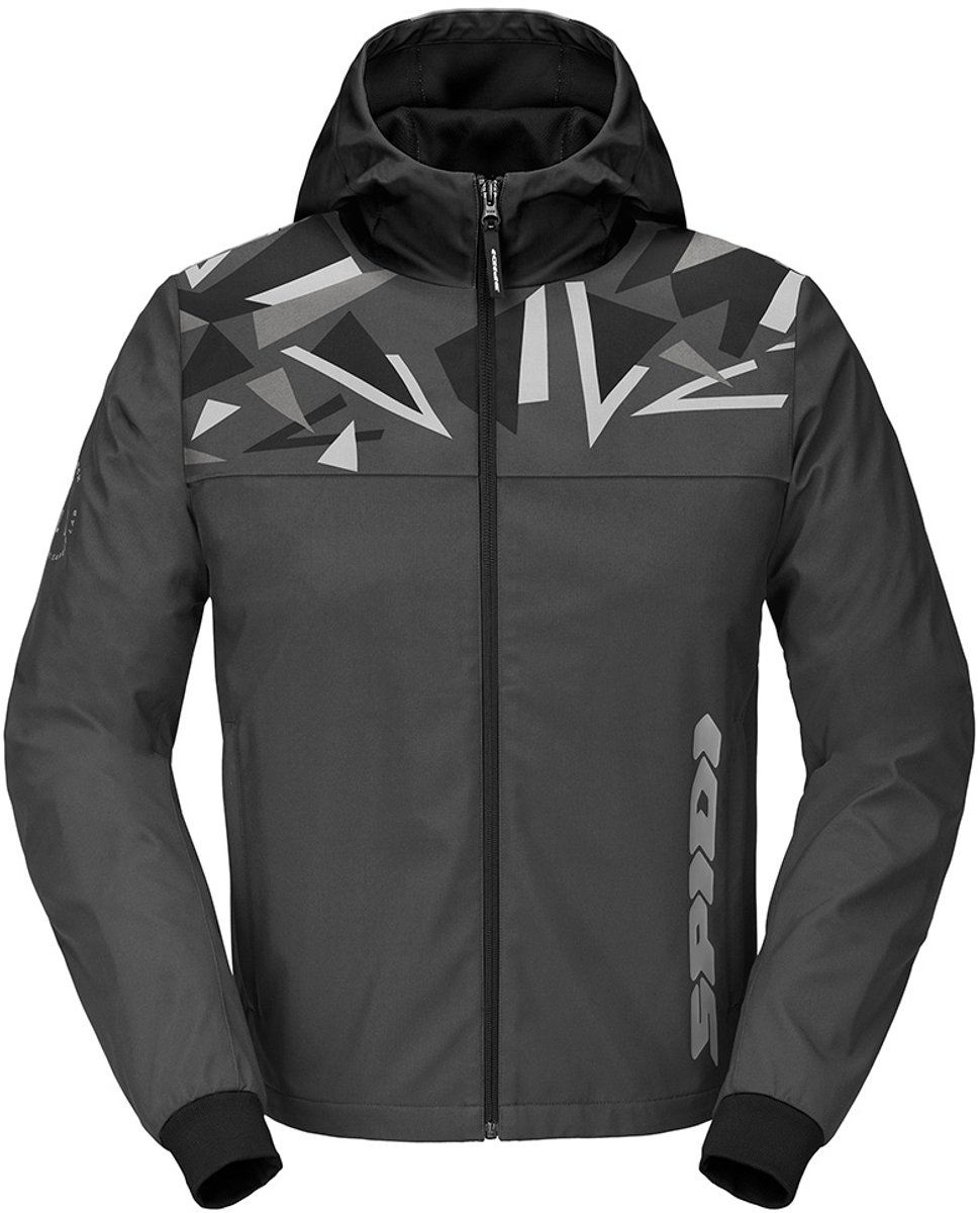 Spidi Hoodie Evo Sport Antraciet Zwart - Jas