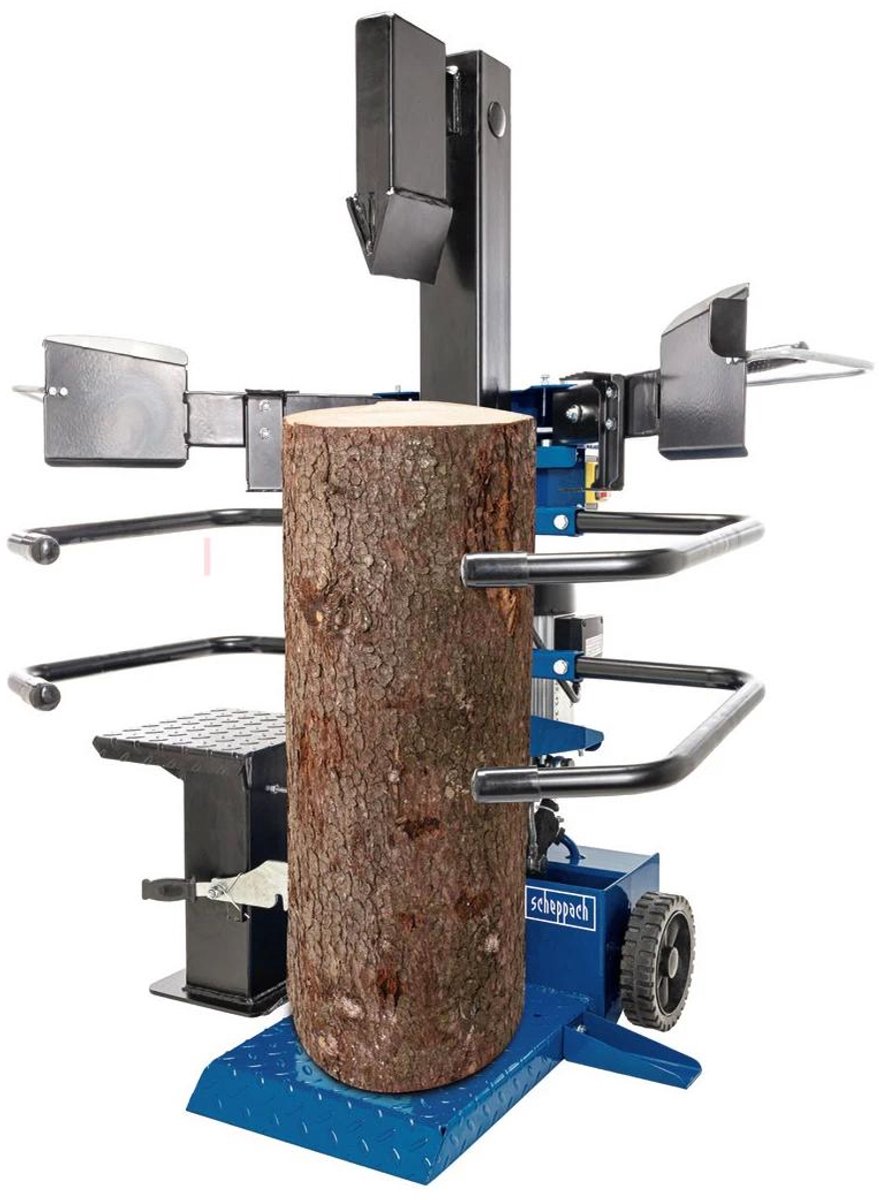 Bol.com Scheppach Staande Houtklover Compact 8T - 8 ton - Elektrische houtkloofmachine - Houtsplijter - Houtkliever - 230V aanbieding