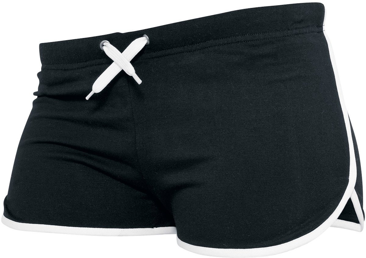 Urban Classics French Terry Dames Hotpants – M Zwart