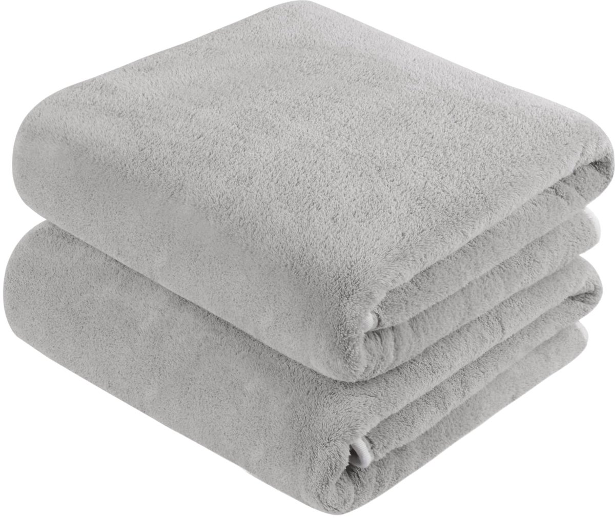 My Ninki ® Extra Grote Sneldrogende Microvezel Badhanddoeken Set van 2 voor Comfort en Absorptie