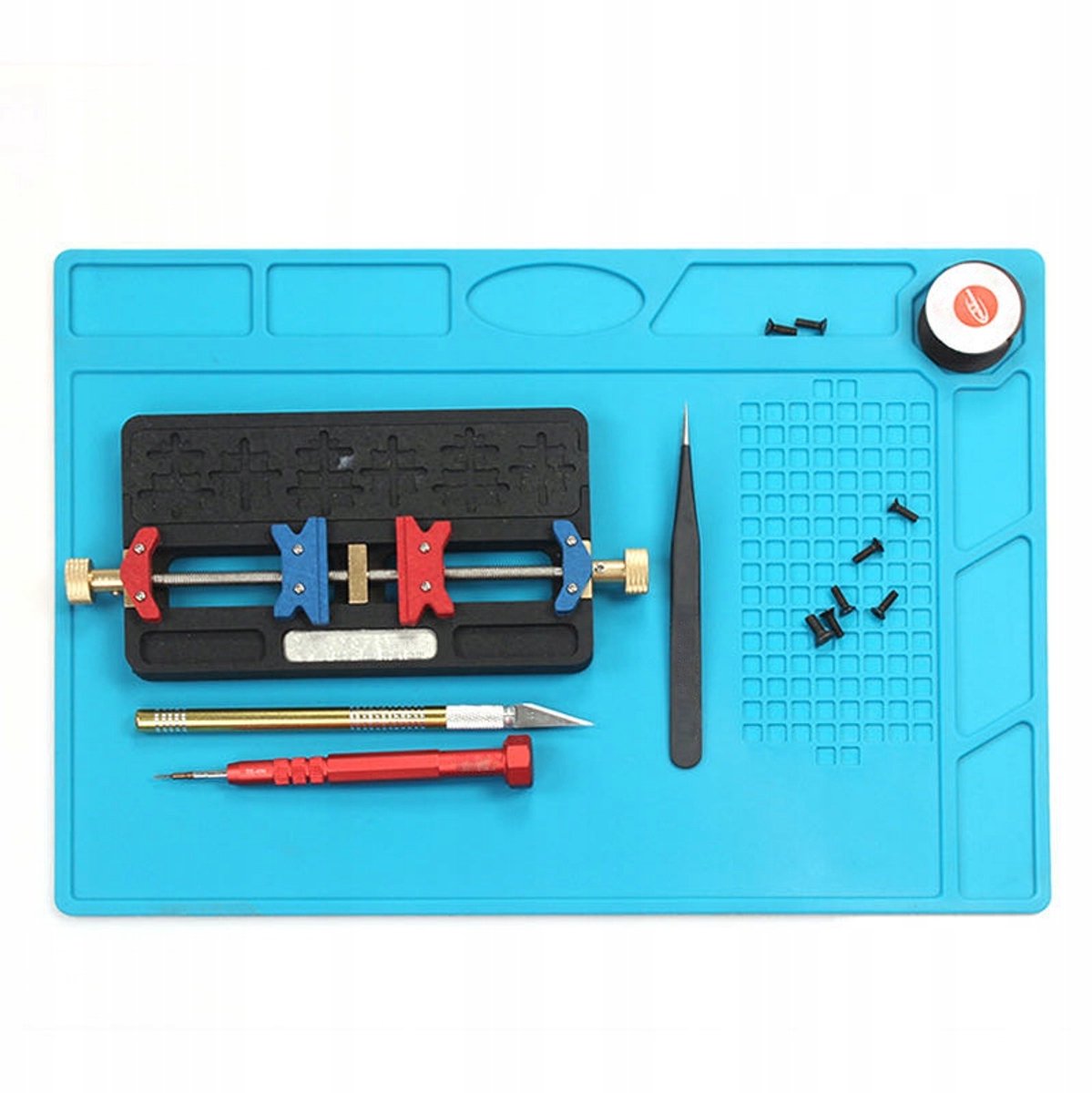 Techrebal TE-502 Serie - Antistatische Siliconenmat - 320x230mm - Hittebestendig - Organisatoren