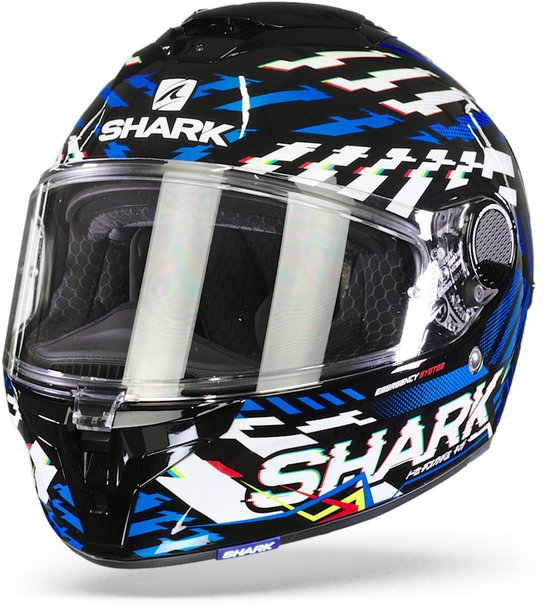 Shark Spartan GT Bcl. micro. E-Brake Noir Yellow Blue KYB XL